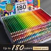 24-180 цветов масляные цветные карандаши водорастворимые карандаши с деревянной ручкой набор для рисования и эскизов