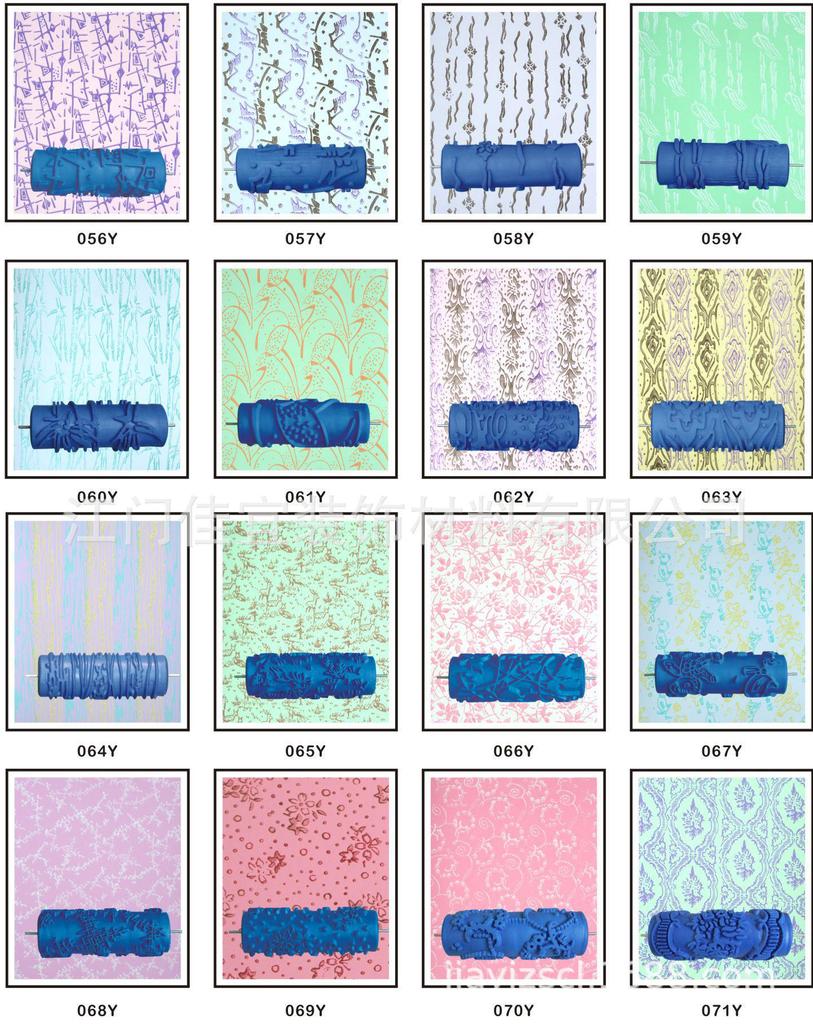 5-дюймовый ролик с рисунком для жидких обоев - Инструмент для DIY-точечной росписи и покраски стен