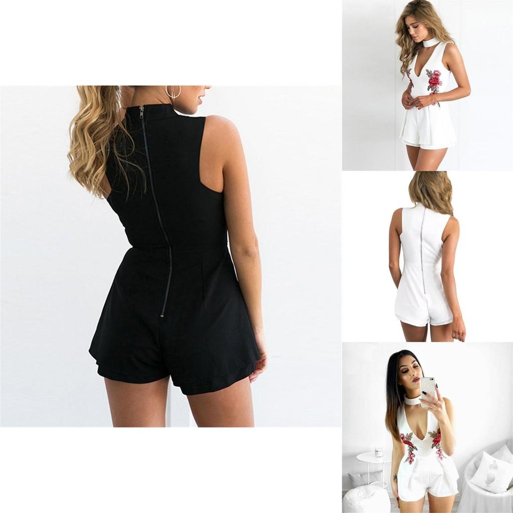 Премиум Качество Женский Бохо Цветочный Комбинезон Футболка Пляжная Одежда Платье от Солнца Шорты Ромпер Для Легкого Летнего Стиля