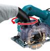 Makita 125mm rechargeable dust cutter 18V6Ah with 2 and case CC500DRGX batteries, charger,