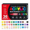 DIY Crafts Acrylic Paint Pens 12/24/36/48/60/72/100/120 Colors Rock Painting Pens  Wood Canvas