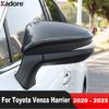 Для Toyota Venza Harrier - 2024 2025 Накладки на зеркала заднего вида из углеродного волокна, Накладки на боковые зеркала, Аксессуары