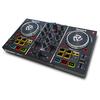 Numark DJ LED Serato DJ Party Mix Controller, Portable, Light, Beginner-Friendly, Lite, 2-Channel Streaming,