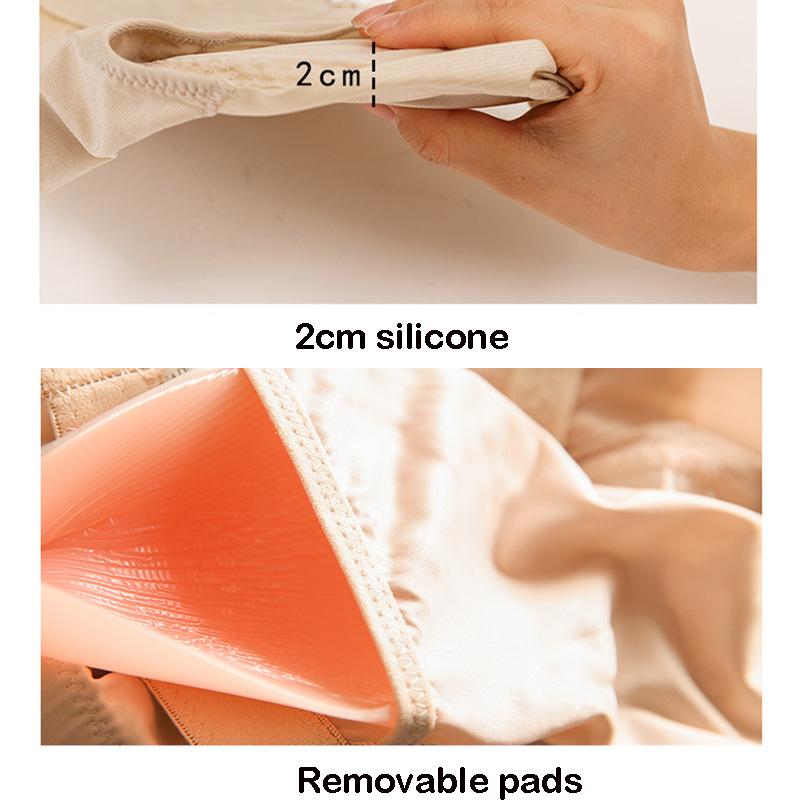 Силиконовые подушечки, улучшающие задницу, трусики, подтягивающее ягодицы, нижнее белье, невидимый формирователь нижней части, бесшовные корректирующие трусики с мягкой подкладкой