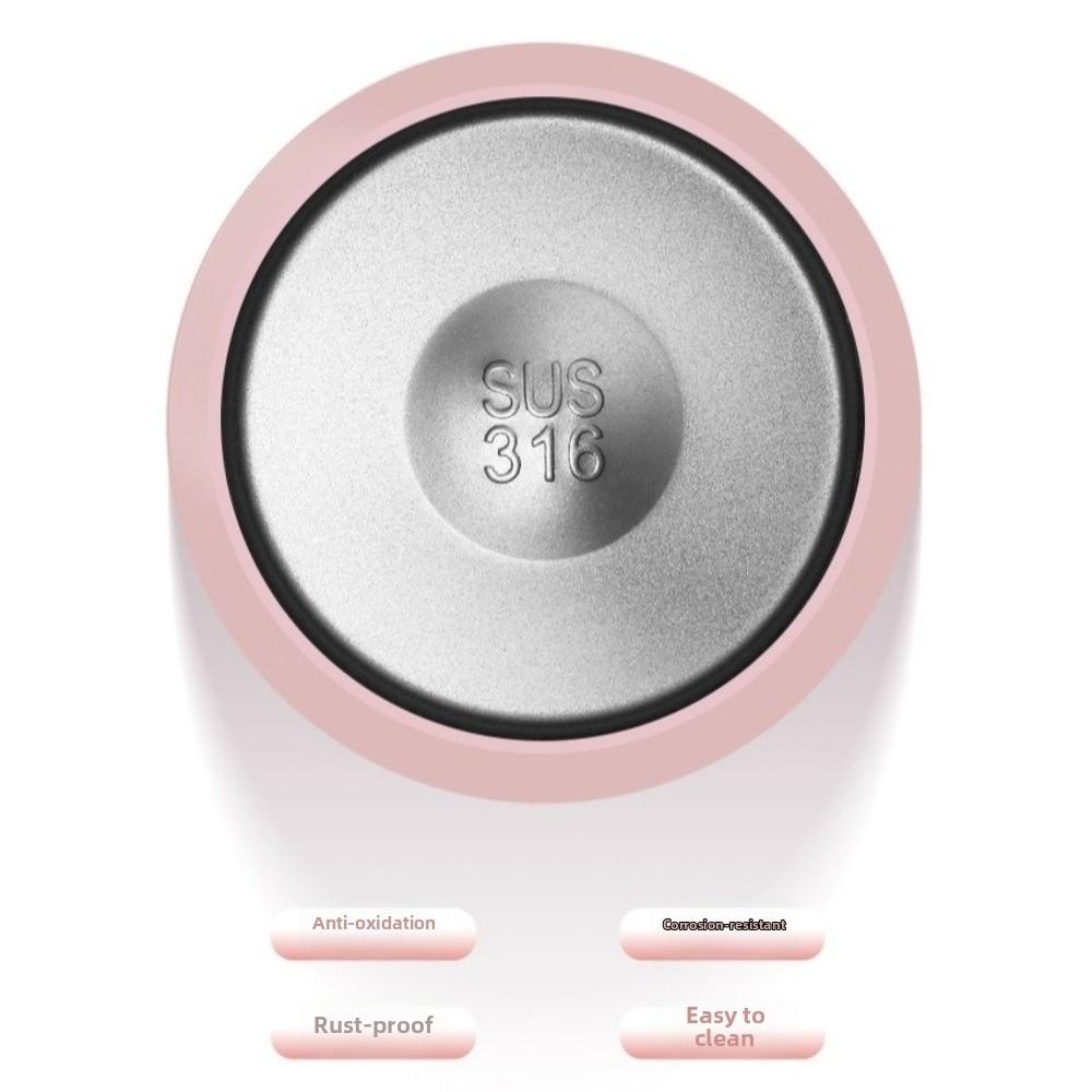 Double Drink Straw Stainless Steel Thermal Bottles Leak Proof Travel Thermal Cup Birthday Gifts