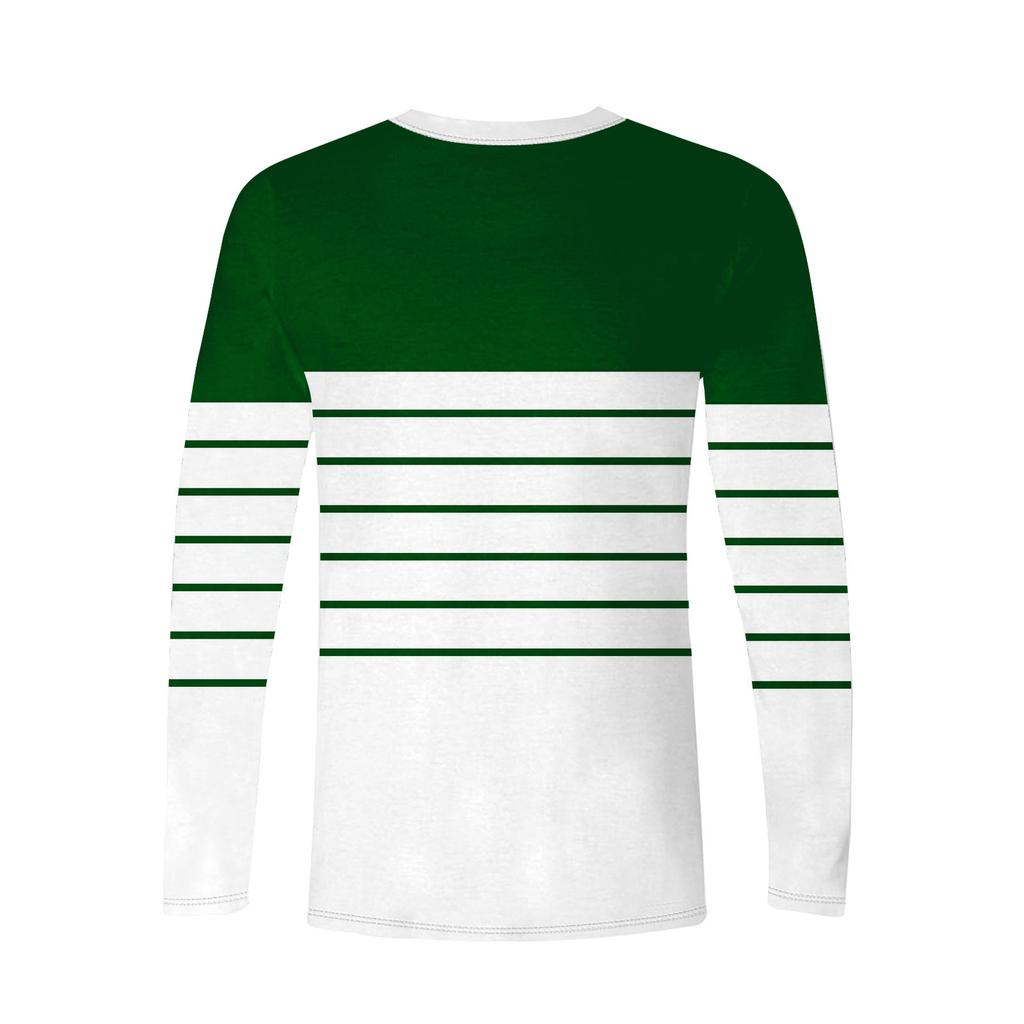 Men's T Shirt O-Neck Clothing Apparel Outdoor Long Sleeve Print Fashion Designer Vintage