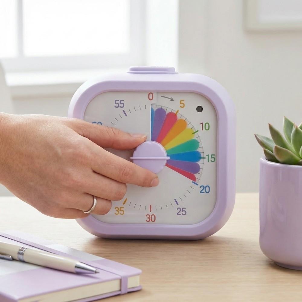 Multifunctional Countdown Timer Clock Portable Kitchen Timer Visual Timer Study Tool