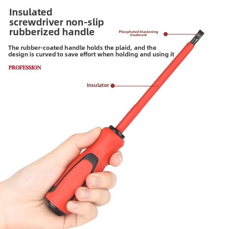 6-in-1 High-Hardness Vanadium Steel Insulated Screwdriver Set - for Home Appliance