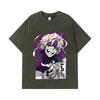 275 GSM Washed T-shirts 100% Cotton Dandadan V36 Jiji Print Unisex Heavy Cotton T Shirt
