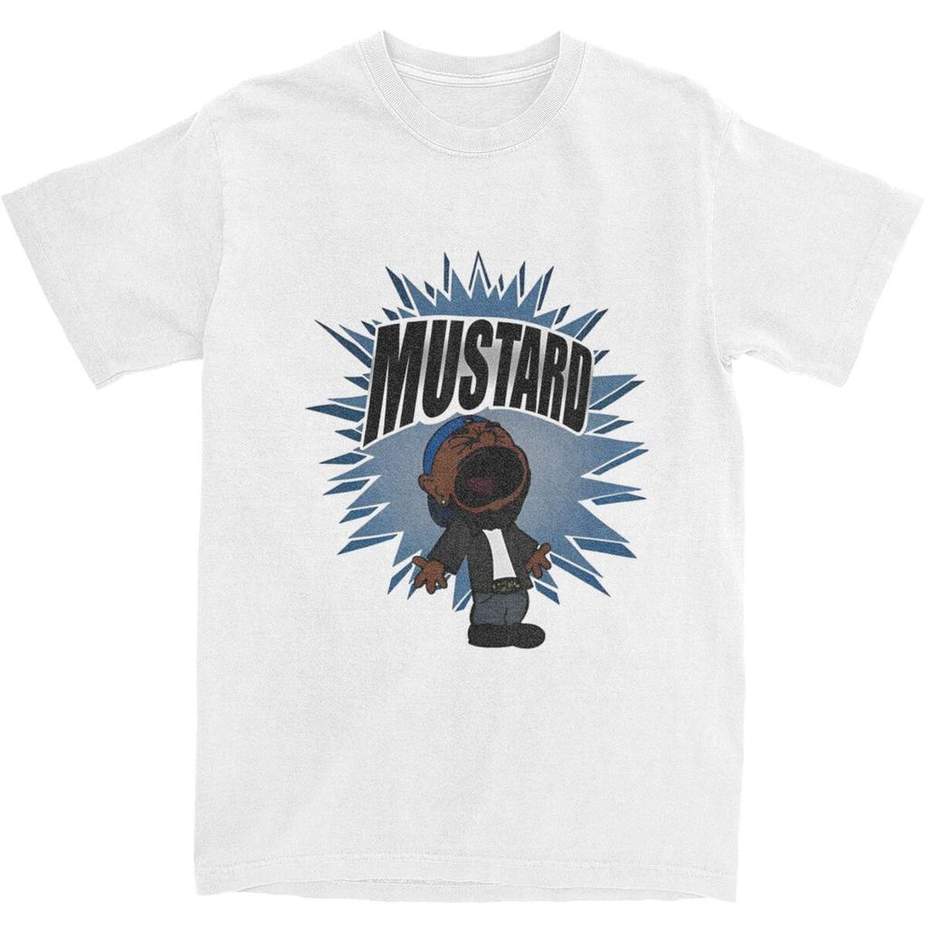 Kendrick Lamar band MUSTARD Graphic T Shirt for Unisex Women Cotton Album Tee Shirt Clothing