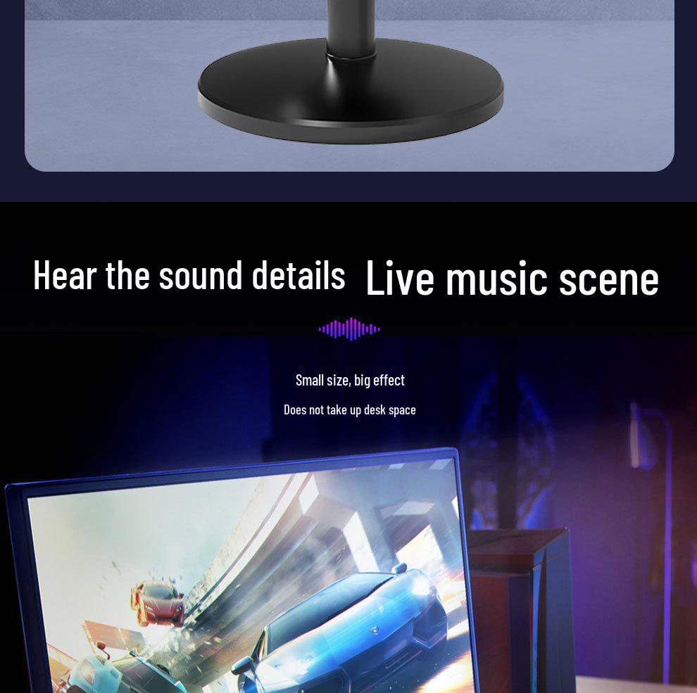 M12 RGB USB конденсаторный микрофон для киберспорта, игр, записи и прямых трансляций