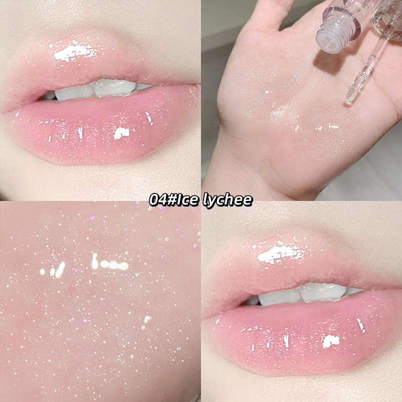 GEGE BEAR Фруктовое увлажняющее масло для губ Увлажняющий и легкий блеск для губ, нежирный и питательный уход за губами