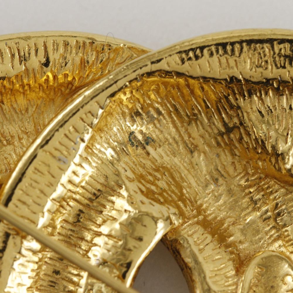 Chanel Брошь Матрас COCO Mark винтажная Позолоченная 38,3 г Женская Б/У