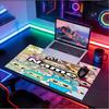 Custom Name Personalized Labubu Pattern Mousepad, Laptop PC Desk Mat, Decorative Desk Mat for Home Keyboard Pad Gift