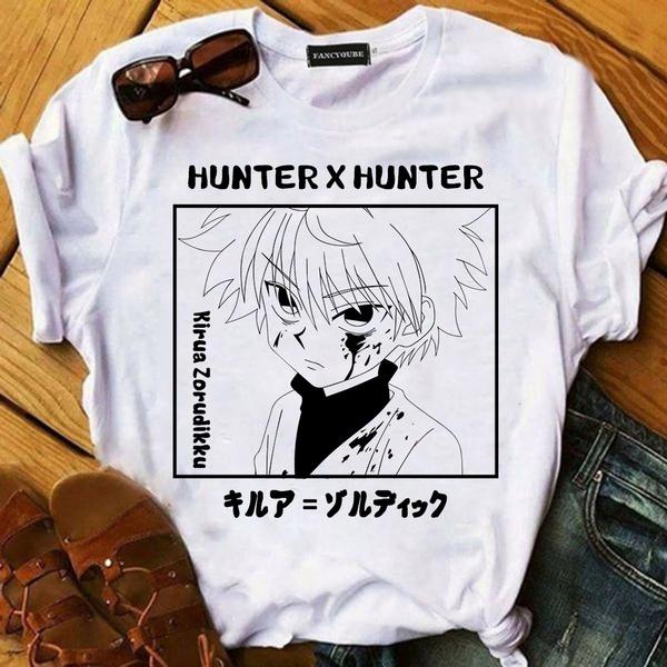 Футболка Hunter X Hunter Hisoka Morow Hxh, женская футболка с героями мультфильмов Harajuku 90S, женская футболка с короткими рукавами, летняя одежда