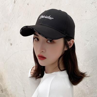 Шапка женская осенне-зимняя кепка корейская версия всех Instagram tide бейсболка мужская подходит для лица большой солнцезащитный козырек от солнца