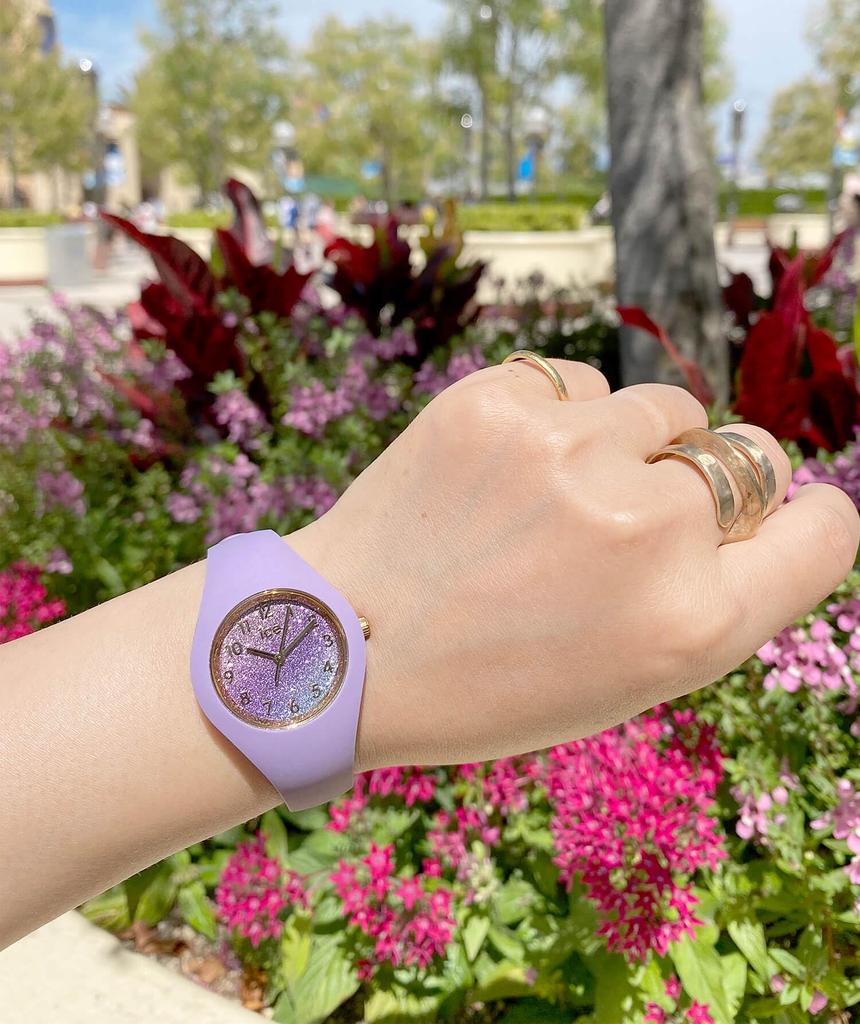 Авторизованный дистрибьютор Часы Ice watch 022570 ICE glitter Lilac Cosmic Small 31mm [Ice watch] женские