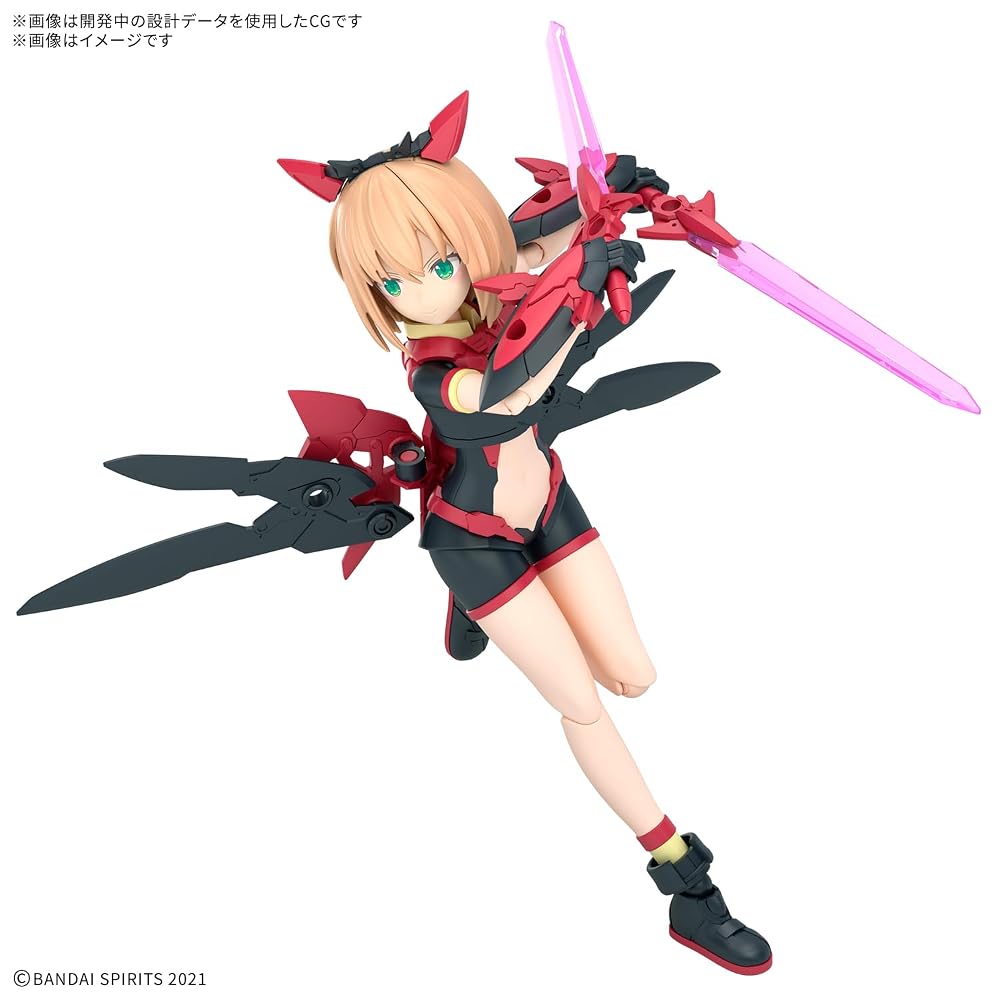 BANDAI SPIRITS 30MS Тирша (Одежда «Георгина») [Цвет B] Пластиковая модель, окрашенная на заводе