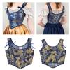 Корсет-топ на завязках для женщин, корректирующий фигуру, Пояс-тренажер для талии с завязками спереди, Корсет для девушки-подростка в викторианском стиле