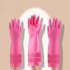 Household Cleaning Latex Gloves, Kitchen Dishwashing Waterproof and Stain-resistant Gloves, Household Anti-slip and Wear-resistant Gloves