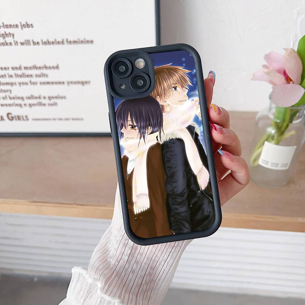Kaichou Wa Maid-Sama Для iPhone 17 Pro Max 16 15 14 13 12 11 Plus Черный Мягкий Чехол для Телефона