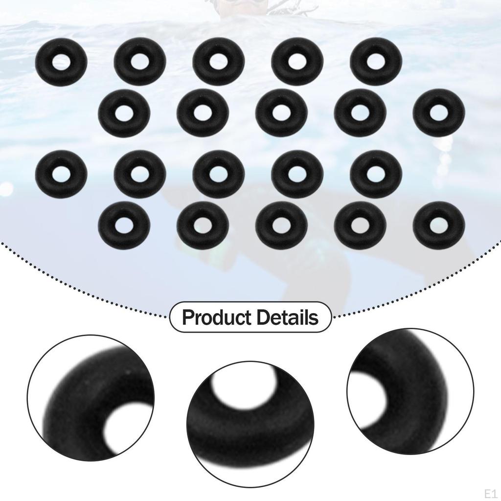 20 Pieces Scuba O Ring Kit Dive Hoses Heavy Duty Parts,Seals,Rubber,Sealing Gasket Washers for