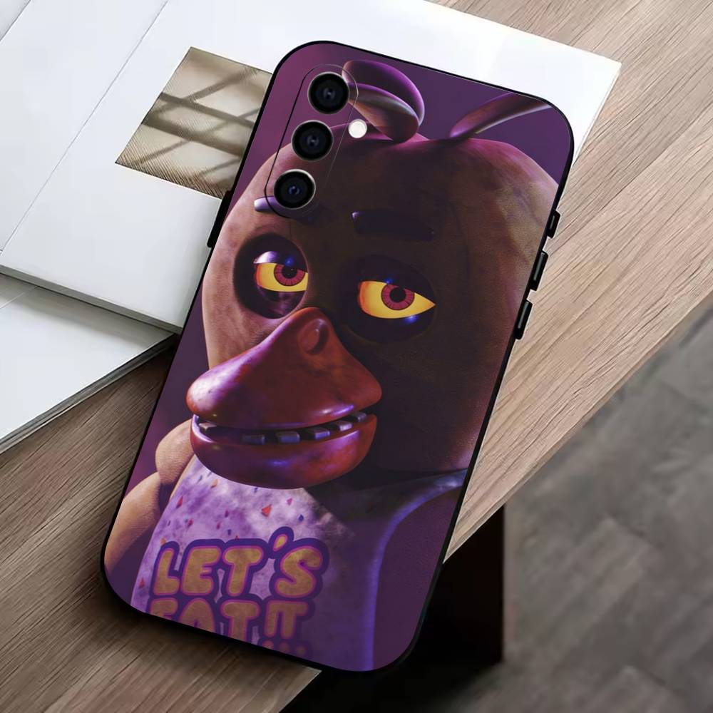 D-FNAF-T-Five-Nights-at-Freddy's Чехол для телефона Samsung Galaxy A73,A72,A71,A70,A53,A52,A51, Мягкий силиконовый черный чехол