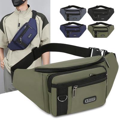 Унисекс Многофункциональные Поясные Сумки Большой Вместимости Водонепроницаемые Нейлоновые Деловой Рюкзак Модная Сумка Через Плечо На Грудь для Путешествий Работы