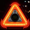 2-IN-1 Warning Light Roadside LED Work Light Flashing Light Triangle Warning Sign  Outdoor