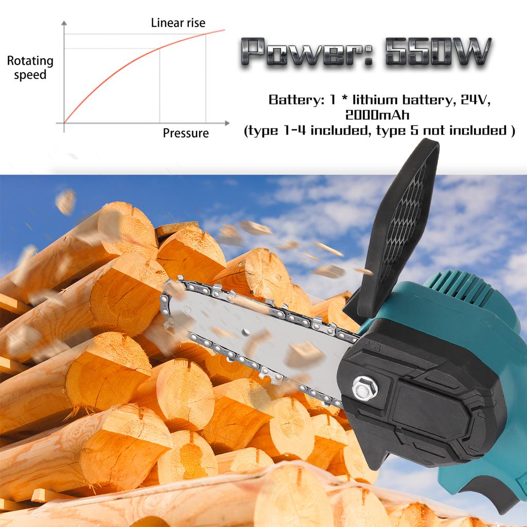 Portable Electric Pruning Saw Rechargeable Small Electric Saws Woodworking One-handed Electric Saw