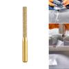Brazed Diamond Router Bits Golden Straight Shank Marble Stone Granite Engraving Machine Edge Grinding Machine Carving