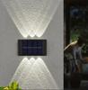 1PC Outdoor Solar Lights Up And Down Luminous Garden Decoration Outdoor Lights Warm Light Waterproof Wall Lamp