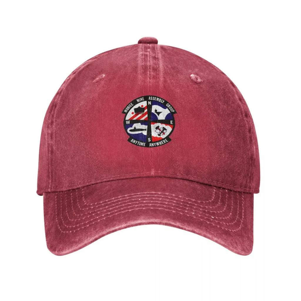 MOBILE MINE ASSEMBLY GROUP MOMAG Baseball Cap Big Size Hat New In Hat F Horse Hat Caps Unisex Womens