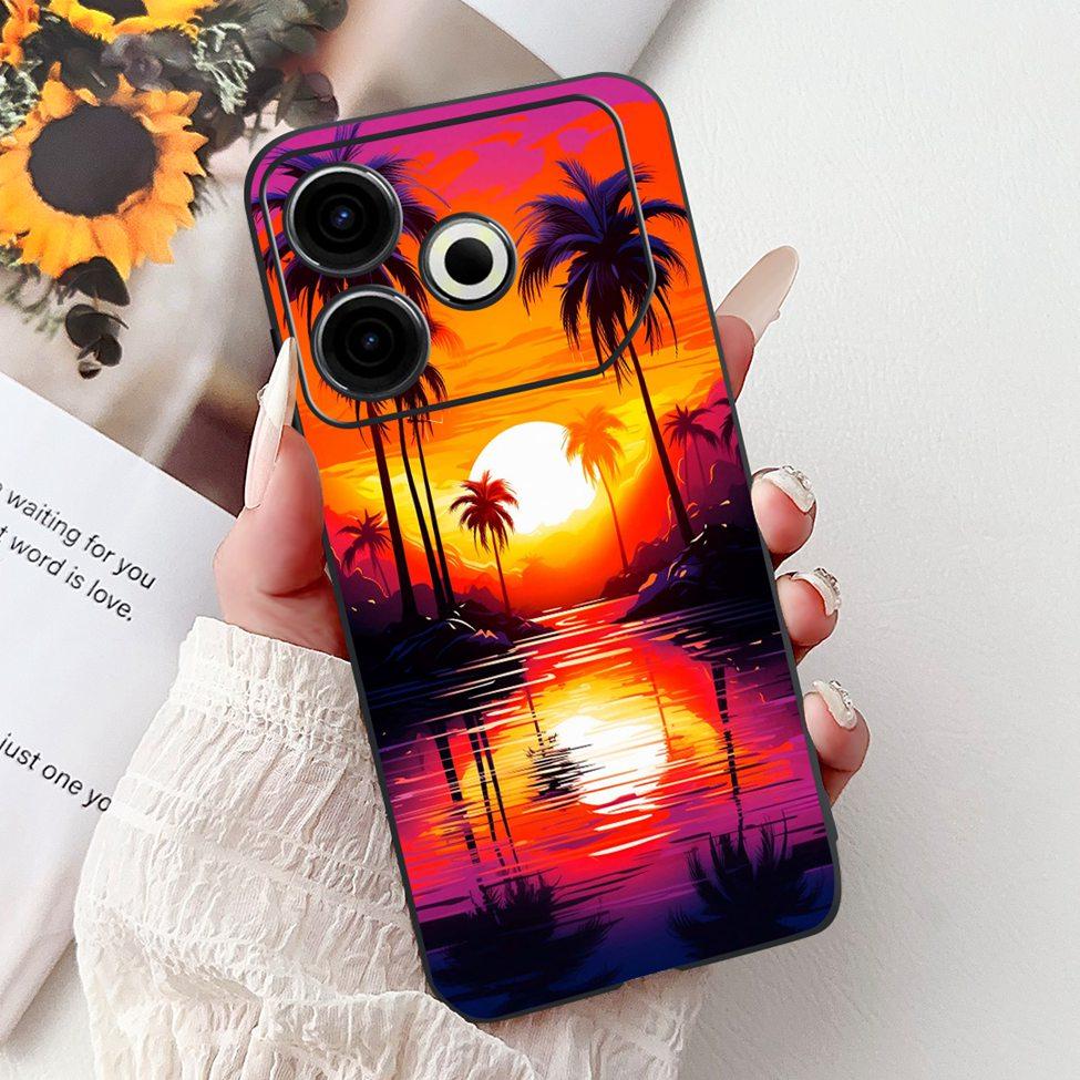 Для Tecno Pova 6 Neo 4G Чехол-крышка Роскошная Бабочка Любовь Модные Цветы Крутой Лев Расписной Чехол для Телефона Для Tecno Pova 6 Neo 4G