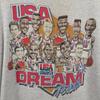 Patrick Ewing Larry Bird David Robinson Charles Barkley Gray T-shirt JJ4191