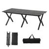 TAO ONE Уличный стол 120x60x44 см, походный стол, алюминиевый рулонный стол, складной стол, портативный стол, легкий компактный обеденный стол для отдыха на открытом воздухе, барбекю и мероприятия