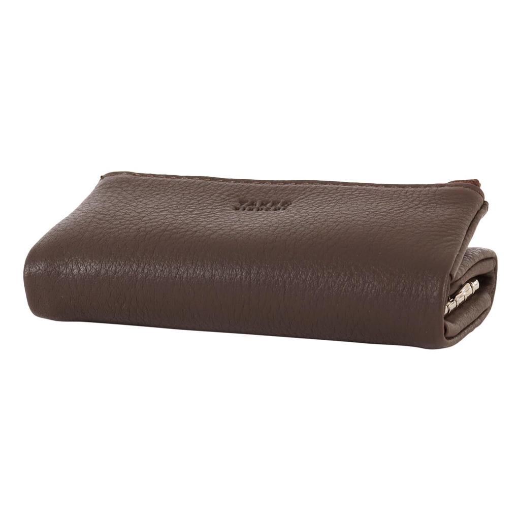 Ключница 4 ряда Натуральная кожа Кошелек для монет Ридинг Шоколадный [Takeokikuchi] Мужская TKW-00241 [12]