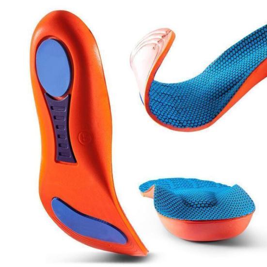 Flexible Insole Sweat Absorbing Sports Insole for Arch Support Fasciitis Relief Universal Breathable Orthopedic Insoles
