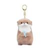 Cute Little Otter Holding Fish Plush Doll Pendant Doll Gift Cute Graduation Gift