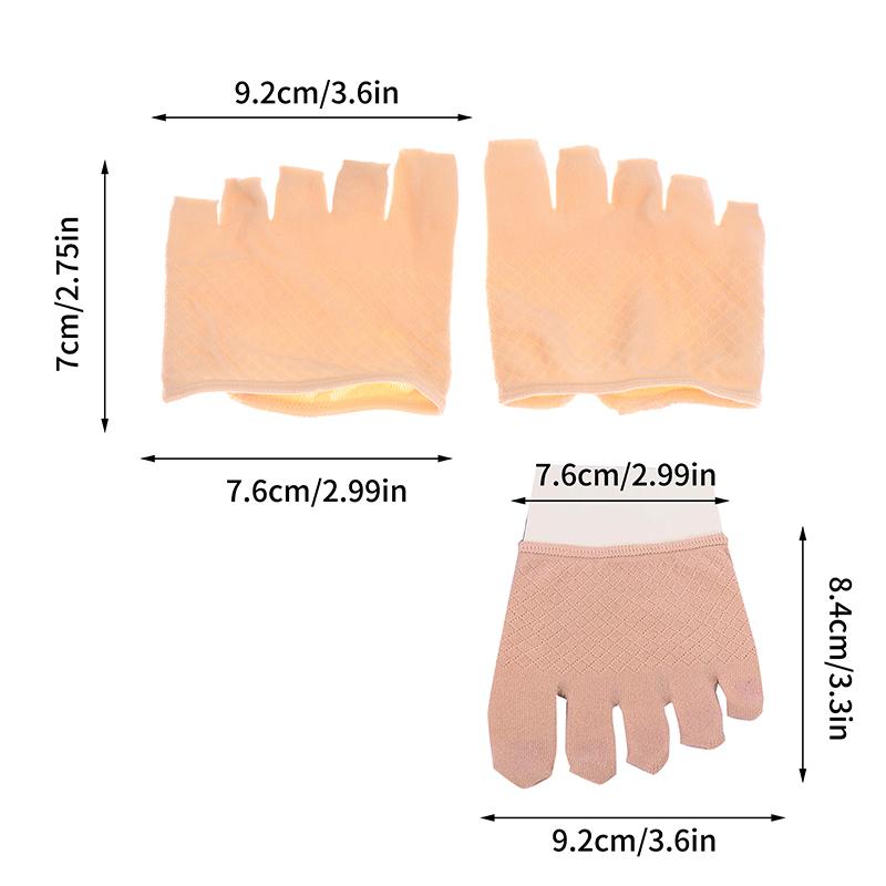 Летние носки Half Palm Five Fingers Socks с невидимым тонким каблуком спереди с открытым носком женские неглубокие сандалии носки с раздвоенным носком