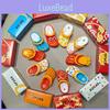 Веселые и красочные миниатюрные игрушечные брелоки-тапочки Crocs McDonald's для детей и взрослых