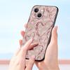 Чехол для телефона Золотая Роза Сердце Любви Для iPhone 17 16 15 Pro Max 11 12 13 14 7 8 Plus SE 2020 X XR XS Чехол Мягкий Черный