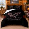 Al Ahly Pattern Bedding 3Pcs Set Bed Sheet And Pillowcases For Indoor Bedroom
