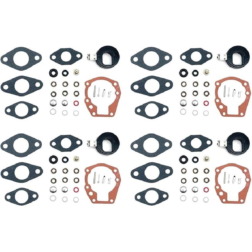 Комплект для ремонта карбюратора для Johnson Evinrude 439071 1.5HP 2HP 3HP 4HP 5HP 5.5HP 6HP 7.5HP 10HP 15HP 18HP 20HP Аксессуары Запчасти(1 комплект)