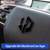 Linnunu Fit for Leapmotor C10 Black Car Logo Car Exterior Decoration Parts Front Hood Emblem Steering Wheel Emblem Wheel Hub Emblem Rear Emblem 