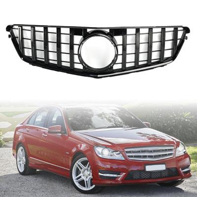 Решетка радиатора переднего бампера в стиле GT подходит для Benz C-Class W204 C300 C350 2008-2014