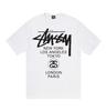 Футболка Stussy World Tour РАСПРОДАНА!!! - 2025 - 'Белый' - С бирками - Футболка Унисекс Футболка