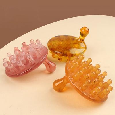 Смола Массажная Меридианная Щетка Живот Кожа Головы Щетка Пять Элементов Тело Разблокировка Абдоминальный Массаж Инструмент для Массажа Ног