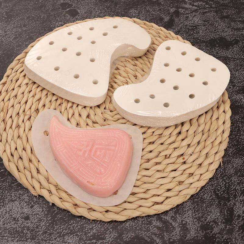 Minnai Non-stick Red Peach Cake Steamer Liners