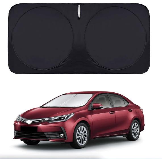 Для Toyota Corolla 1990-2025 Солнцезащитный козырек на лобовое стекло, Солнцезащитный козырек на переднее окно для 2022 Corolla Prius Yaris Sienna Toyota C-HR 2018-2023 Индивидуальная посадка
